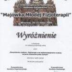 Wyróżnienie dla fizjoterapeuty Kamili Kuźniar-Kosowskiej z RehaFit.