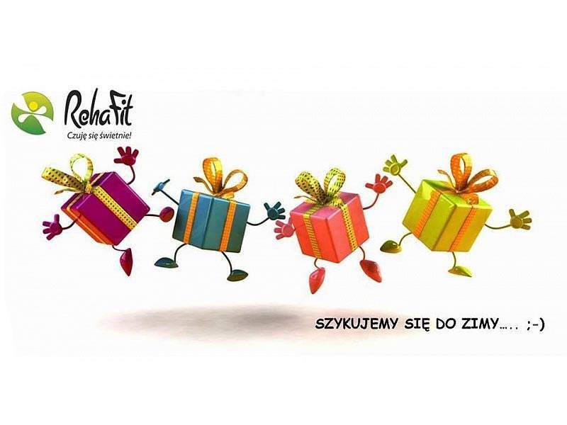 Przyjdź po prezenty do RehaFit we Wrocławiu.