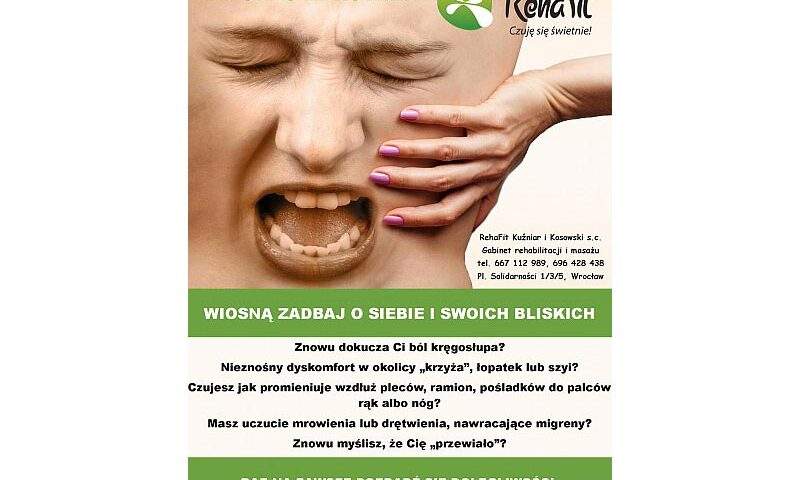 Wiosną zadbaj o siebie i sw&oacute;j kręgosłup z RehaFit