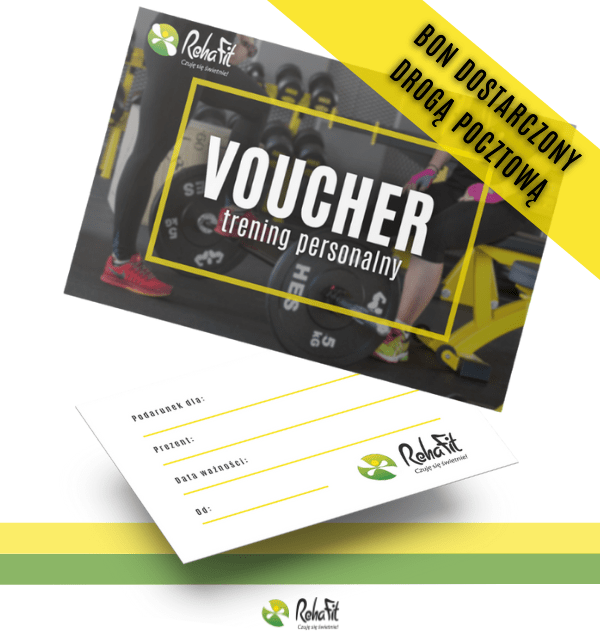 Voucher na trening personalny (tradycyjny karnet wysyłamy pocztą)