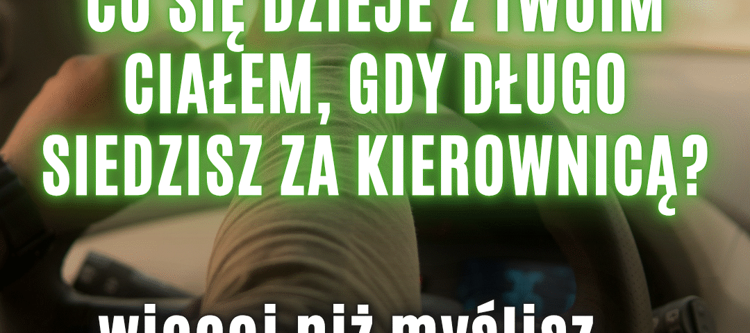 ból pleców po jeździe samochodem