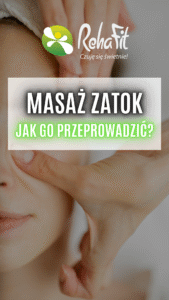 masaż zatok na zatkany nos