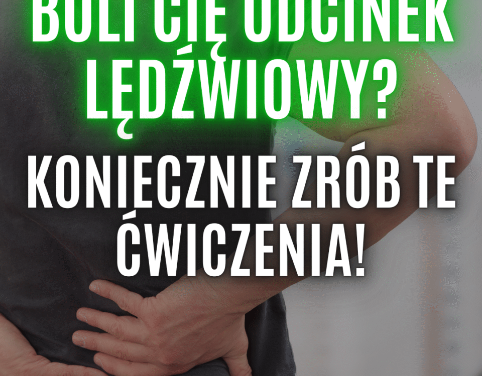 b&oacute;l dolnego odcinka kręgosłupa